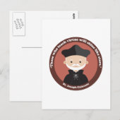 St. Joseph Calasanz Postkarte (Vorne/Hinten)