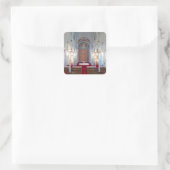 St. Joseph Chapel Quadratischer Aufkleber (Tasche)