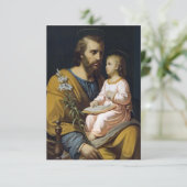 St. Joseph Consecration Card Dankeskarte (Stehend Vorderseite)