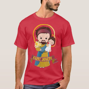 St. Joseph Consecration Niedlich Jesus Kids Kathol T-Shirt