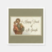 St. Joseph Day Fest Napkins Serviette (Vorderseite)