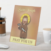 St. Joseph Day Katholische Fest Heiligen beten für Sockelschild (In SItu)