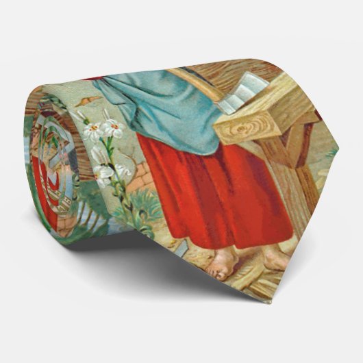 St. Joseph der Arbeitnehmer (BK 31) Neck Tie 2 Krawatte (Gerollt)