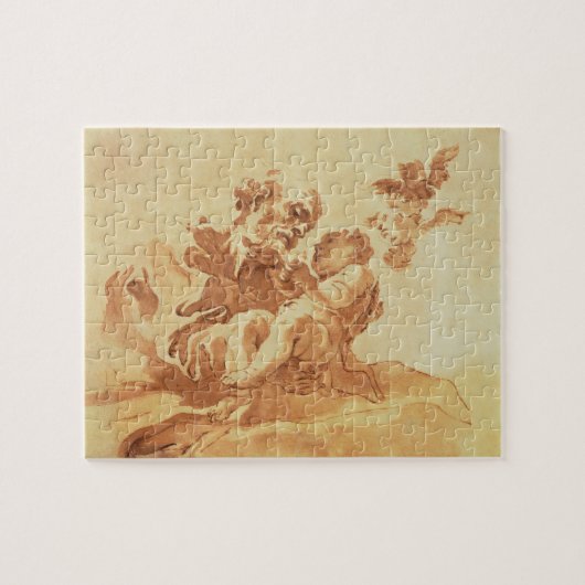 St Joseph, der das Christus-Kind verehrt (Stift, Puzzle (Horizontal)