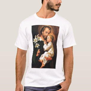 St Joseph, der Jesus-T - Shirt hält (Fabrik mit