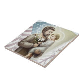 St Joseph der Schutz Fliese (Seite)