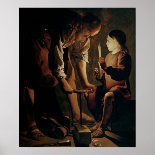St. Joseph, der Zimmermann Poster (Vorne)