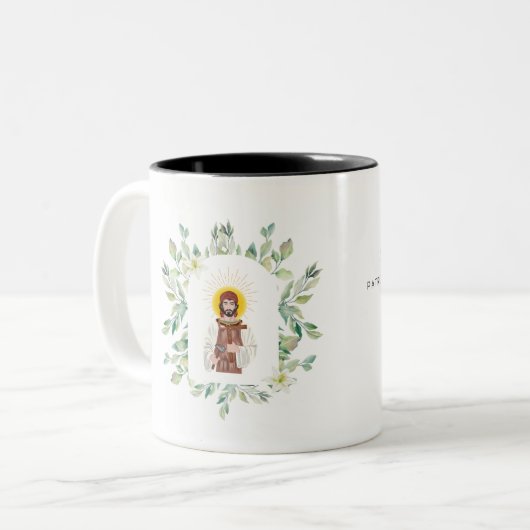 St. Joseph, die Carpenter-Tasse Zweifarbige Tasse (Vorderseite Links)