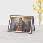 St. Joseph Fathers Day Jesus Religious Card Karte (Gelbe Blume)