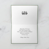 St. Joseph Fathers Day Katholic Religious Card Karte (Innenseite)