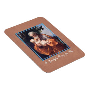 St. Joseph-Feiertag mit Jesuskind Magnet
