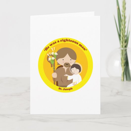 St. Joseph Feiertagskarte (Vorderseite)