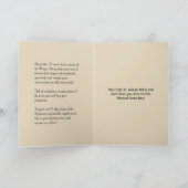 St. Joseph Fest katholisches Gebet Karte (Innenseite)