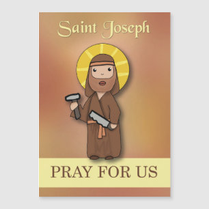 St. Joseph Festtag Betet für uns Einfacher Katholi Magnetkarte