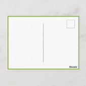 St Joseph für diese Zeiten geklappte Grußkarte Postkarte (Rückseite)