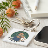 St Joseph für diese Zeiten Schlüsselanhänger (Vorderseite rechts)