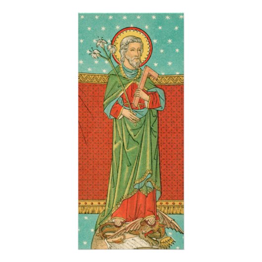 St. Joseph, Fürst der Kirche, mit Litany Werbekarte (Vorne)