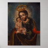 St. Joseph gekrönt vom Säugling Jesus Poster (Vorne)