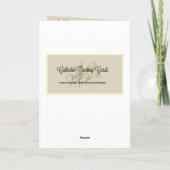 St. Joseph Grußkarte mit dem Gebet im Inneren Karte (Rückseite)