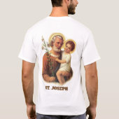 St. Joseph hat meinen Rücken T-Shirt (Rückseite)