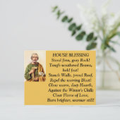 St. Joseph House Blessing Post Card Postkarte (Stehend Vorderseite)