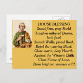 St. Joseph House Blessing Post Card Postkarte (Vorne/Hinten)