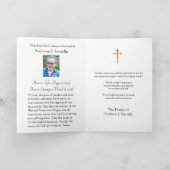 St. Joseph Jesus katholisches Beileid Vielen Dank Dankeskarte (Innenseite)