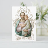 St. Joseph Jesus katholisches Gebet Hymn Religiös (Stehend Vorderseite)