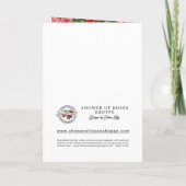 St. Joseph Jesus Rote Rosen Memorare Gebet Karte (Rückseite)