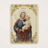 St. Joseph Jesus Schutz Gebet katholisch (Vorderseite)