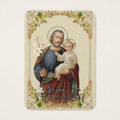 St. Joseph Jesus Schutz Gebet katholisch (Vorderseite)