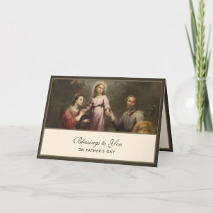 St. Joseph katholische Vatertags-Segenskarte Karte