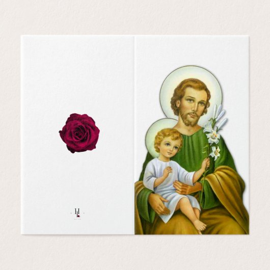 St. Joseph - Katholisches Beileid Vielen Dank (Außenseite Aufgefaltet)