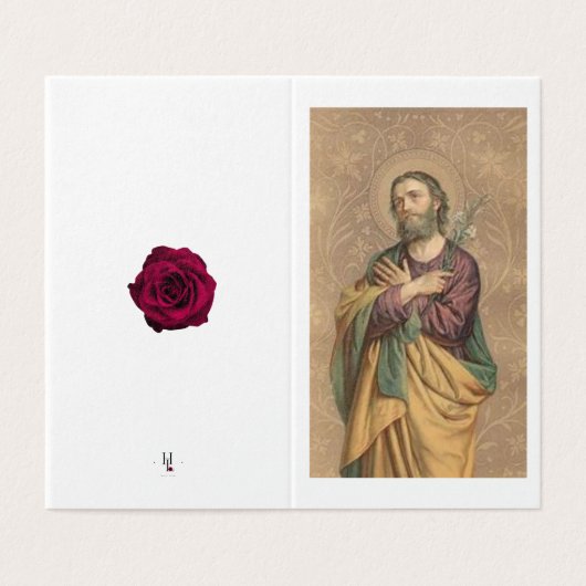 St. Joseph - Katholisches Beileid Vielen Dank (Außenseite Aufgefaltet)