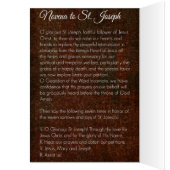 St. Joseph Kind Jesus Religiöses Gebet (Innen (Links))