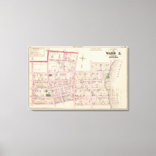 St Joseph Kirche junge Orcha Atlas-Karte Leinwanddruck