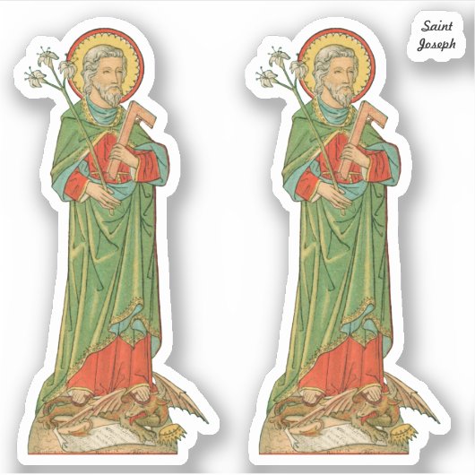 St. Joseph, Kirchenschützer (VVP 09) - 2Up Aufkleber (Vorderseite)