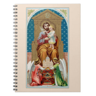 St. Joseph, Kleinkind CC, Engel mit Vatikan-Modell Notizblock
