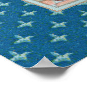 St Joseph, Kleinkind CC; Engel mit Vatikanmodell Poster (Ecke)