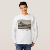 St Joseph Lighthouse Painterly Long Sleeve T - Shi T-Shirt (Vorne ganz)