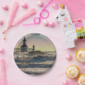 St Joseph Lighthouse Painterly Pappteller (Party)