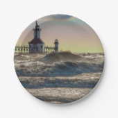 St Joseph Lighthouse Painterly Pappteller (Vorderseite)