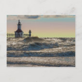 St Joseph Lighthouse Painterly Postkarte (Vorderseite)