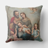 St Joseph, Mary, Jesus, Engel Kissen (Rückseite)
