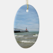 St Joseph Michigan Lighthouse Keramik Ornament (Rechts)