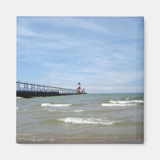 St Joseph Michigan Lighthouse Magnet (Vorne)