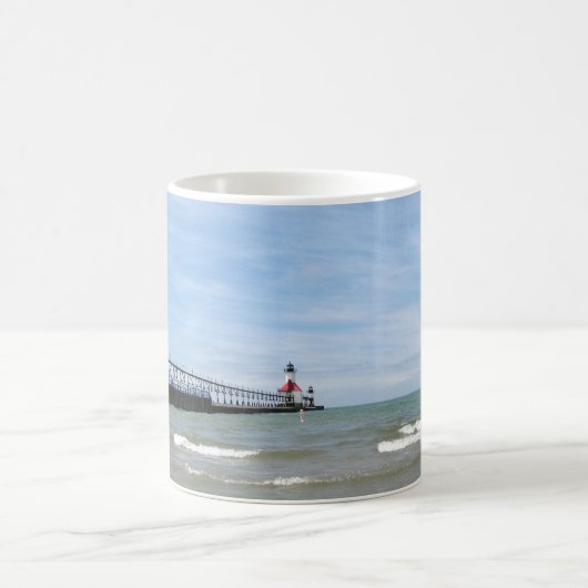St. Joseph Michigan Lighthouse Tasse (Mittel)
