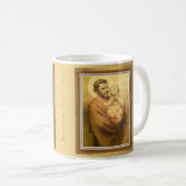 St Joseph mit Baby-Jesus-Schreien Kaffeetasse (VorderseiteRechts)
