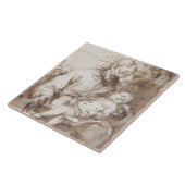 St Joseph mit dem schlafenden Christus-Kind (Stift Fliese (Seite)