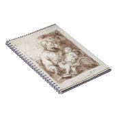 St Joseph mit dem schlafenden Christus-Kind (Stift Notizblock (Rechte Seite)